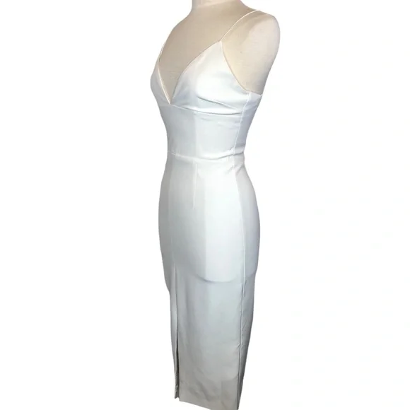 Bianca and Bridgett White Bodycon Dress - Picture 6 of 11